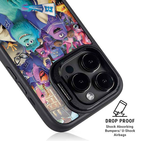 Disney Monsters University Official Poster iPhone 16 Pro Kickstand Case
