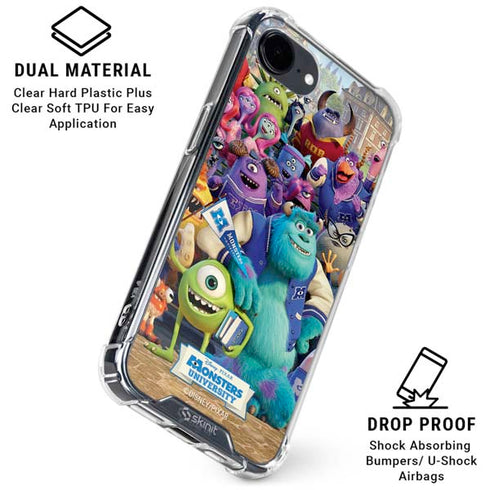 Disney Monsters University Official Poster iPhone 16e Clear Case