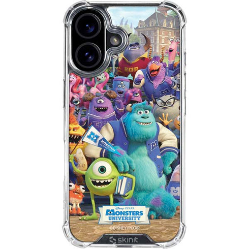 Disney Monsters University Official Poster iPhone 17 Clear Case