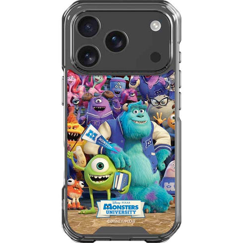 Disney Monsters University Official Poster iPhone 17 Pro Clear Case