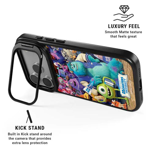 Disney Monsters University Official Poster iPhone 17 Pro Kickstand Case