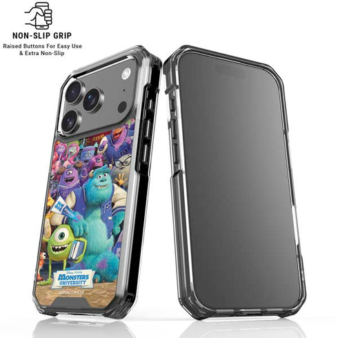 Disney Monsters University Official Poster iPhone 18 Pro Clear Case
