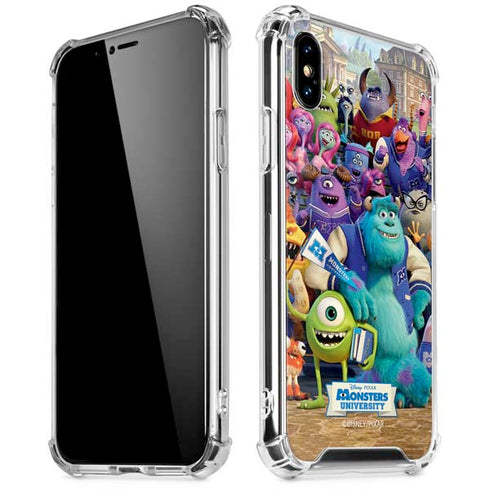 Disney Monsters University Official Poster iPhone X/XS Clear Case