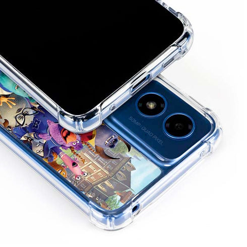 Disney Monsters University Official Poster Moto G 5G (2024) Clear Case