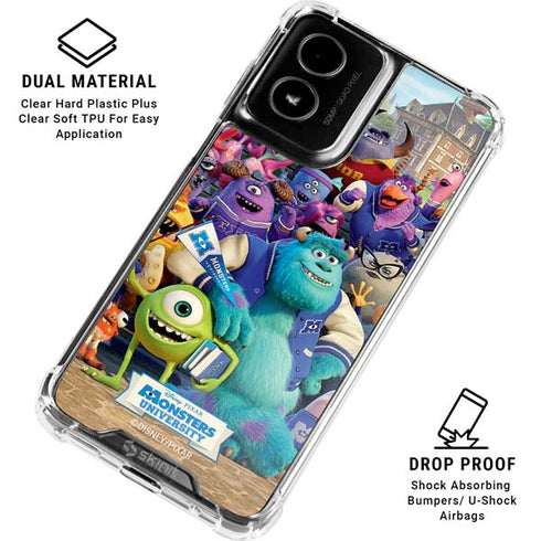 Disney Monsters University Official Poster Moto G Power 5G (2024) Clear Case