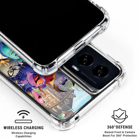 Disney Monsters University Official Poster Moto G Power 5G (2024) Clear Case