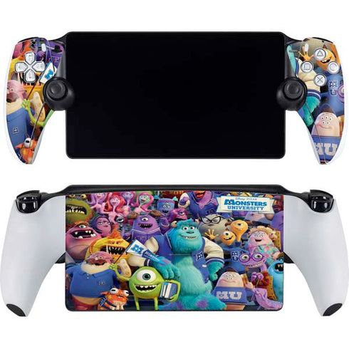 Disney Monsters University Official Poster PlayStation Portal Remote Player Skin