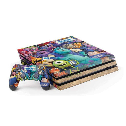 Disney Monsters University Official Poster PlayStation PS4 Skins