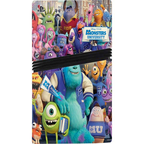 Disney Monsters University Official Poster PS5 Pro Console Skin