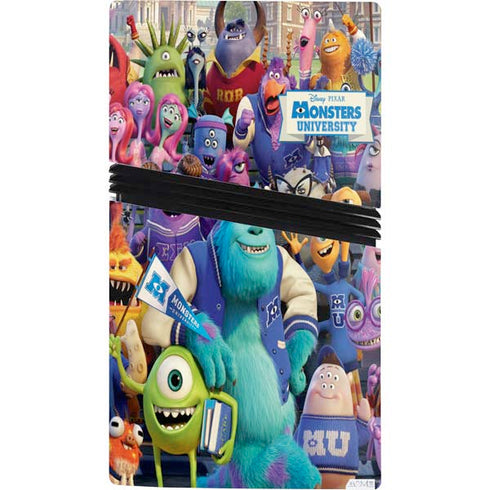 Disney Monsters University Official Poster PS5 Pro Console Skin