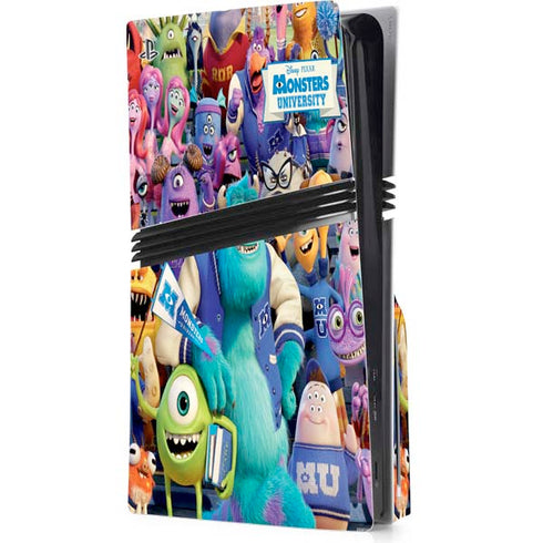 Disney Monsters University Official Poster PS5 Pro Disk Console Skin