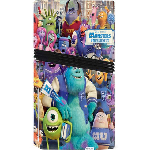 Disney Monsters University Official Poster PS5 Pro Disk Console Skin