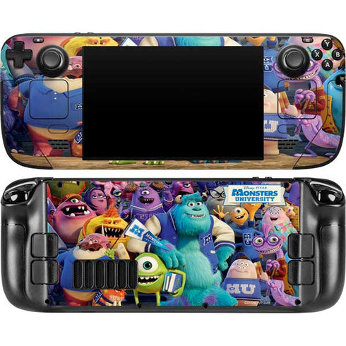 Disney Monsters University Official Poster Steam Deck Handheld Gaming Computer OLED Skin