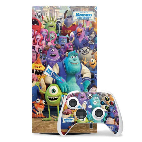 Disney Monsters University Official Poster Xbox Series X Skins