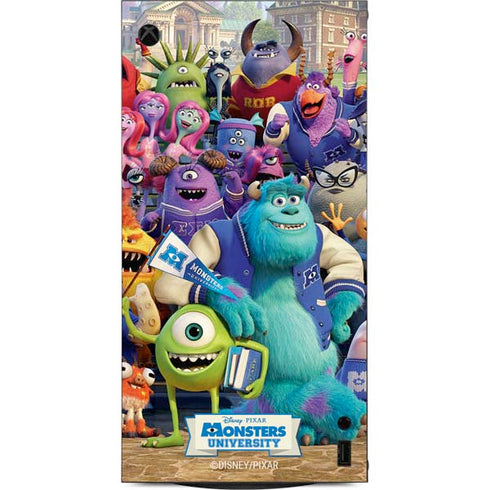 Disney Monsters University Official Poster XBox Series X Digital Edition Console Skin