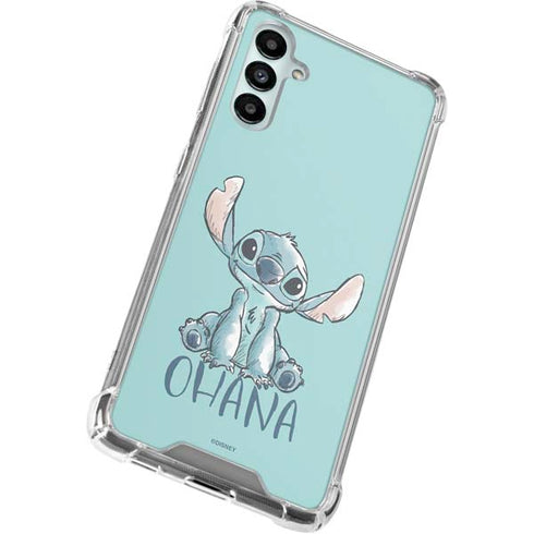 Disney Lilo and Stitch Ohana Galaxy A14 5G Clear Case