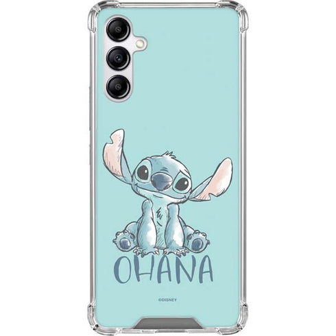 Disney Lilo and Stitch Ohana Galaxy A15 5G Clear Case