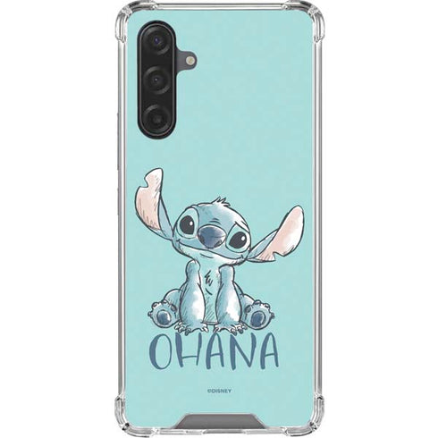 Disney Lilo and Stitch Ohana Galaxy A17 Clear Case