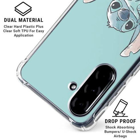 Disney Lilo and Stitch Ohana Galaxy A36 5G Clear Case