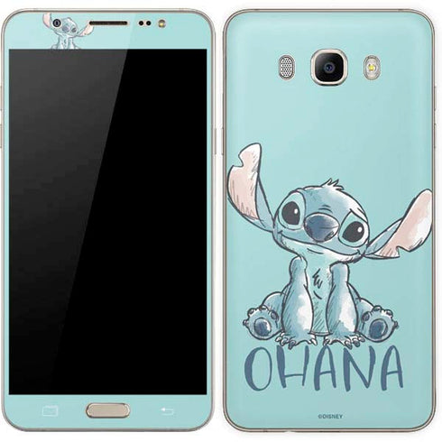 Disney Lilo and Stitch Ohana Galaxy J7 Skin