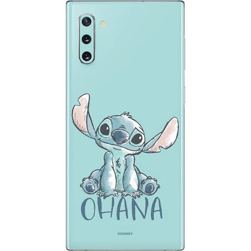 Disney Lilo and Stitch Ohana Galaxy Note 10 Skin