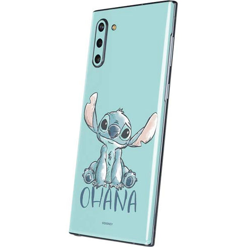 Disney Lilo and Stitch Ohana Galaxy Note 10 Skin
