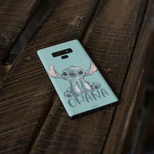 Disney Lilo and Stitch Ohana Galaxy Note 9 Skin