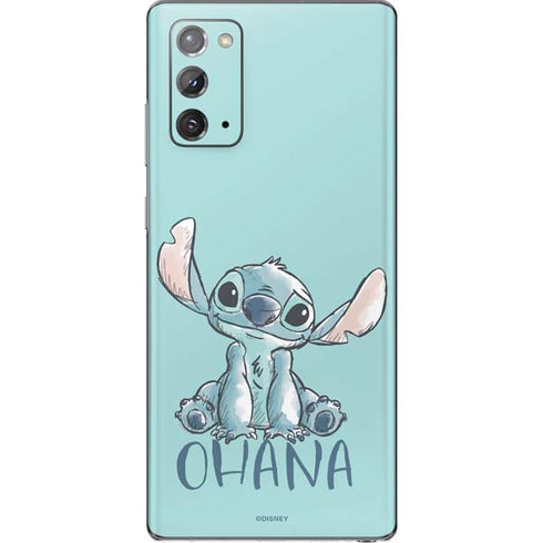 Disney Lilo and Stitch Ohana Galaxy Note20 5G Skin