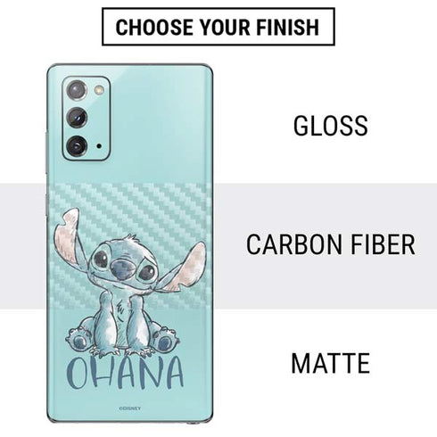 Disney Lilo and Stitch Ohana Galaxy Note20 5G Skin