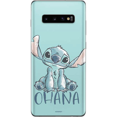 Disney Lilo and Stitch Ohana Galaxy S10 Plus Skin