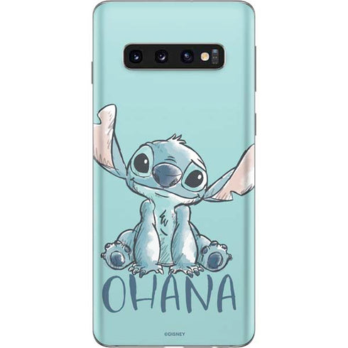 Disney Lilo and Stitch Ohana Galaxy S10 Skin