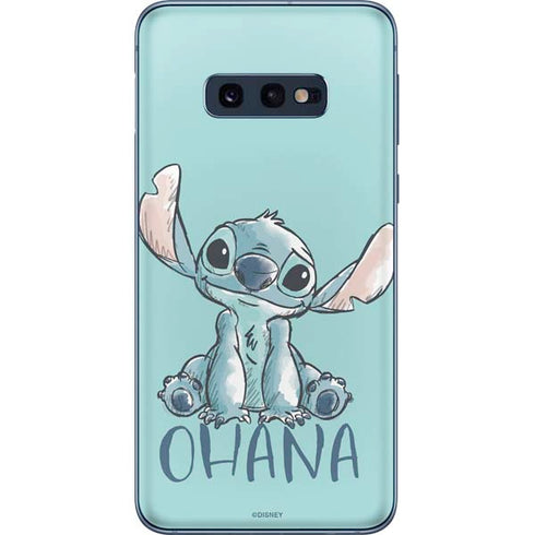 Disney Lilo and Stitch Ohana Galaxy S10e Skin