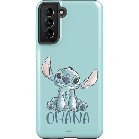 Disney Lilo and Stitch Ohana Galaxy S21 Plus 5G Pro Case