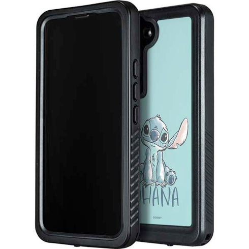 Disney Lilo and Stitch Ohana Galaxy S23 Plus Waterproof Case