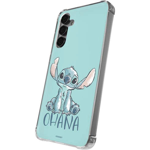 Disney Lilo and Stitch Ohana Galaxy S24 Plus Clear Case