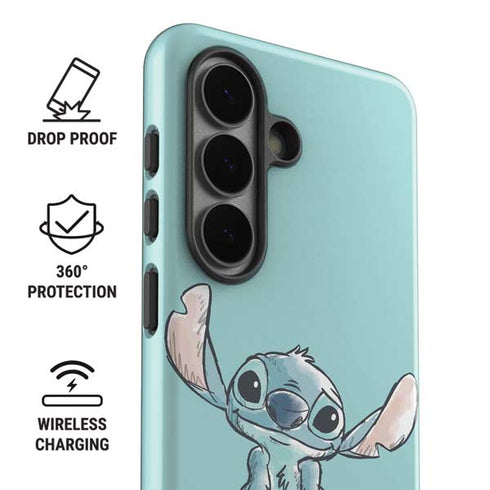 Disney Lilo and Stitch Ohana Galaxy S26 Plus Impact Case