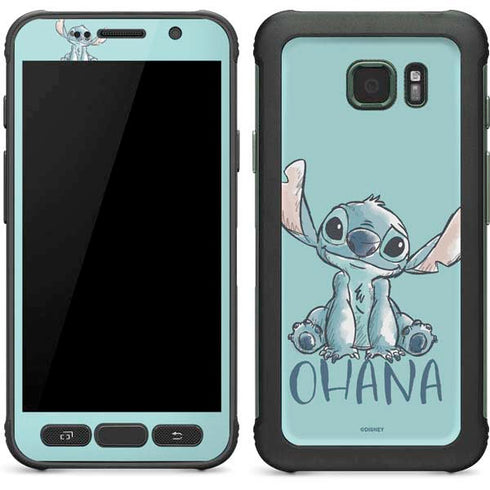 Disney Lilo and Stitch Ohana Galaxy S7 Active Skin