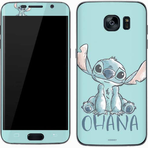 Disney Lilo and Stitch Ohana Galaxy S7 Skin