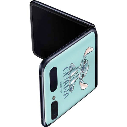 Disney Lilo and Stitch Ohana Galaxy Z Flip Skin