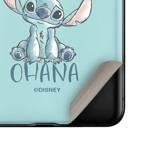Disney Lilo and Stitch Ohana Galaxy Z Flip Skin
