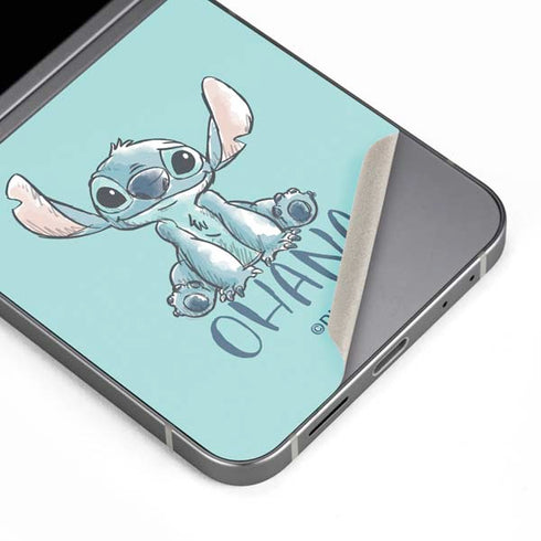 Disney Lilo and Stitch Ohana Galaxy Z Flip6 Skin