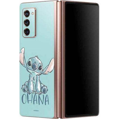 Disney Lilo and Stitch Ohana Galaxy Z Fold2 5G Skin