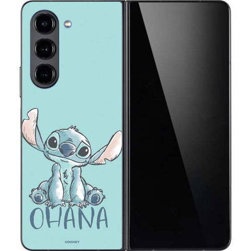 Disney Lilo and Stitch Ohana Galaxy Z Fold5 5G Skin