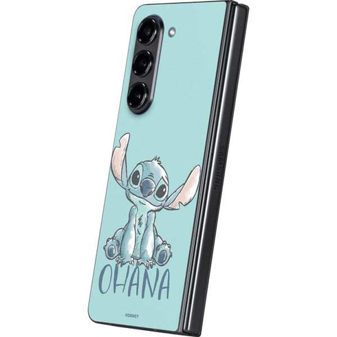 Disney Lilo and Stitch Ohana Galaxy Z Fold5 5G Skin