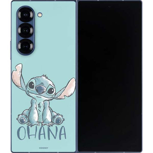 Disney Lilo and Stitch Ohana Galaxy Z Fold6 Skin