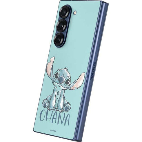 Disney Lilo and Stitch Ohana Galaxy Z Fold6 Skin