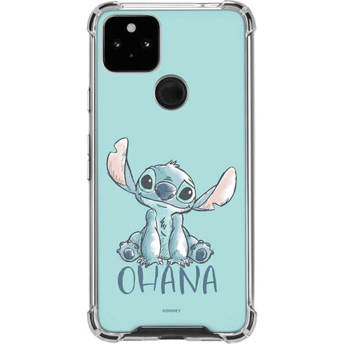 Disney Lilo and Stitch Ohana Google Pixel 4a 5G Clear Case