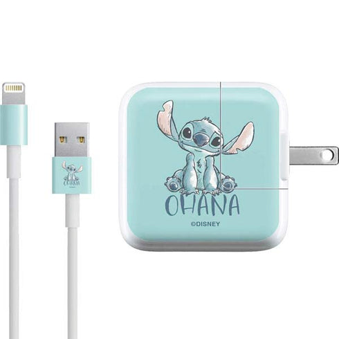 Disney Lilo and Stitch Ohana iPad Charger (10W USB) Skin