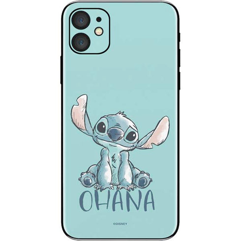Disney Lilo and Stitch Ohana iPhone 11 Skin