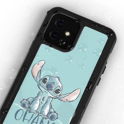 Disney Lilo and Stitch Ohana iPhone 12 Mini Waterproof Case